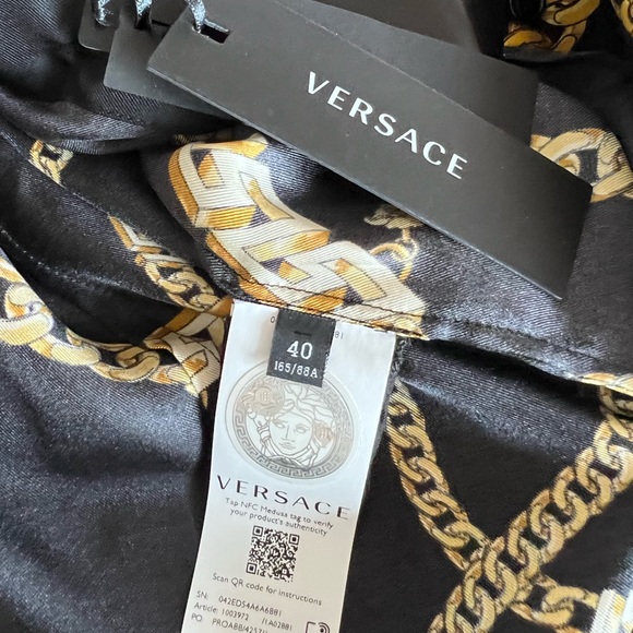 Versace SS22 Greca Print Dress IT40 - Picture 8 of 8